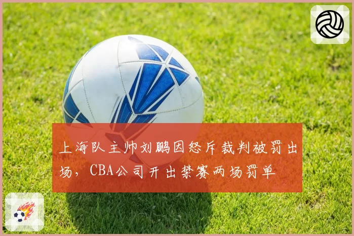 上海队主帅刘鹏因怒斥裁判被罚出场,CBA公司开出禁赛两场罚单