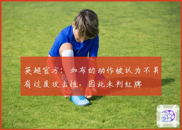 英超官方：加布的动作被认为不具有过度攻击性，因此未判红牌