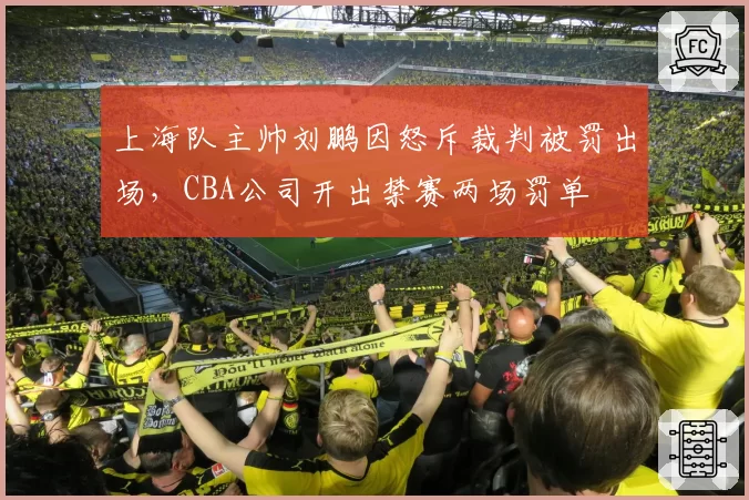 上海队主帅刘鹏因怒斥裁判被罚出场,CBA公司开出禁赛两场罚单